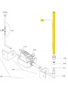 Tubo teflon 6X4 25cm