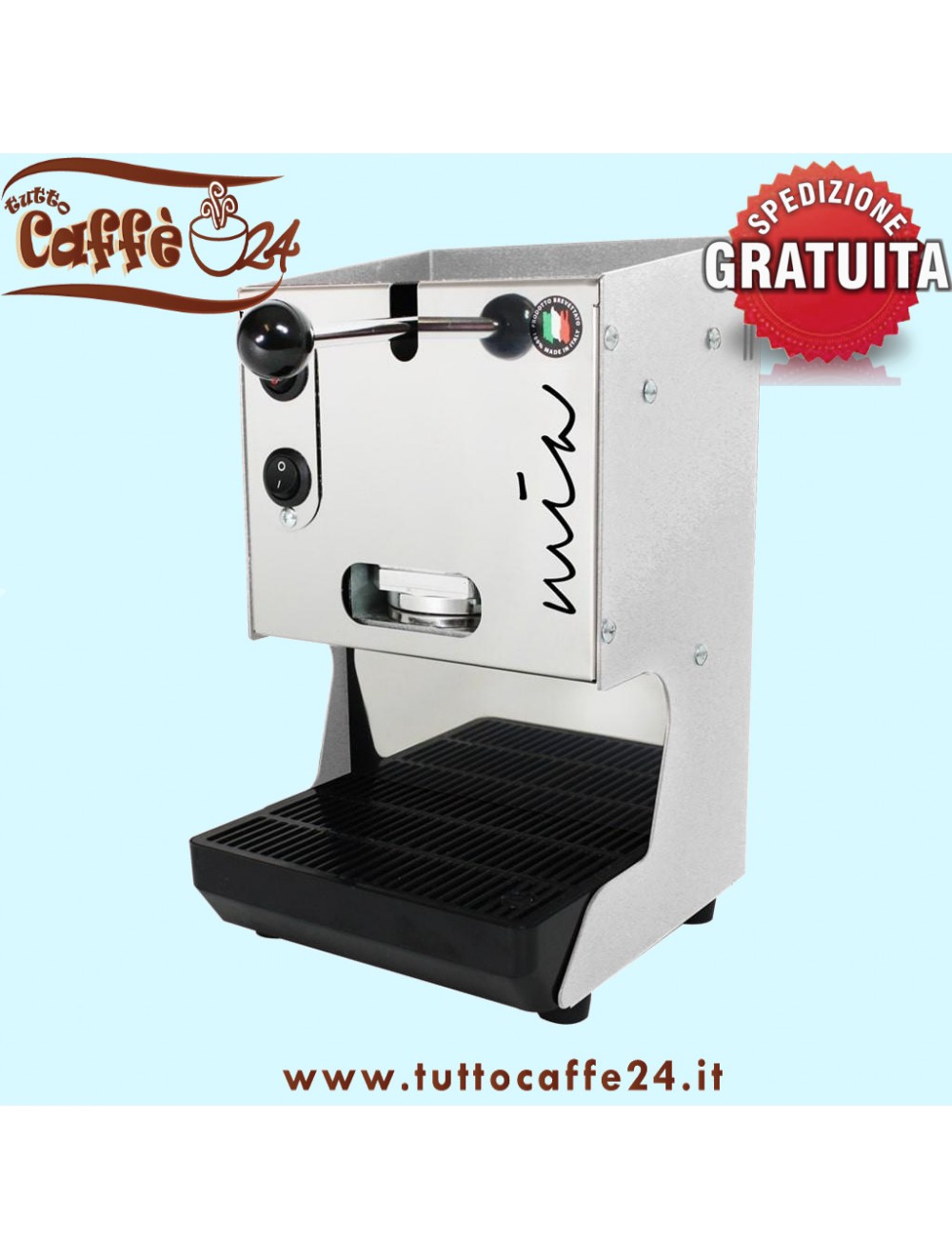 Macchina da caffè a cialde ESE 44 mm SPINEL CIAO BIANCO + 15 Cialde Co